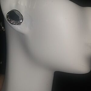 Swarovski black posts